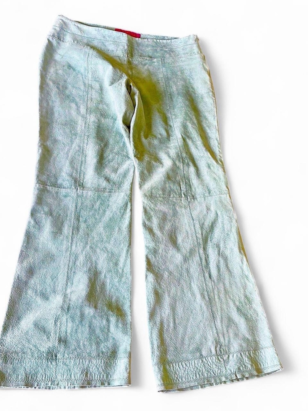 Y2K genuine leather pants
